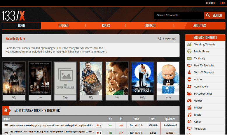 1337×.to: 10 Best Torrent 1337x Proxy and Mirror sites 1337x: Best Torrent 1337x Proxy and Mirror Alternatives