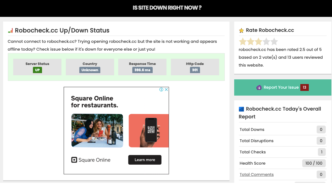Is Robocheck down? Websites Like Robocheck.cc How to Use Robocheck Is Robocheck down? Websites Like Robocheck.cc How to Use Robocheck